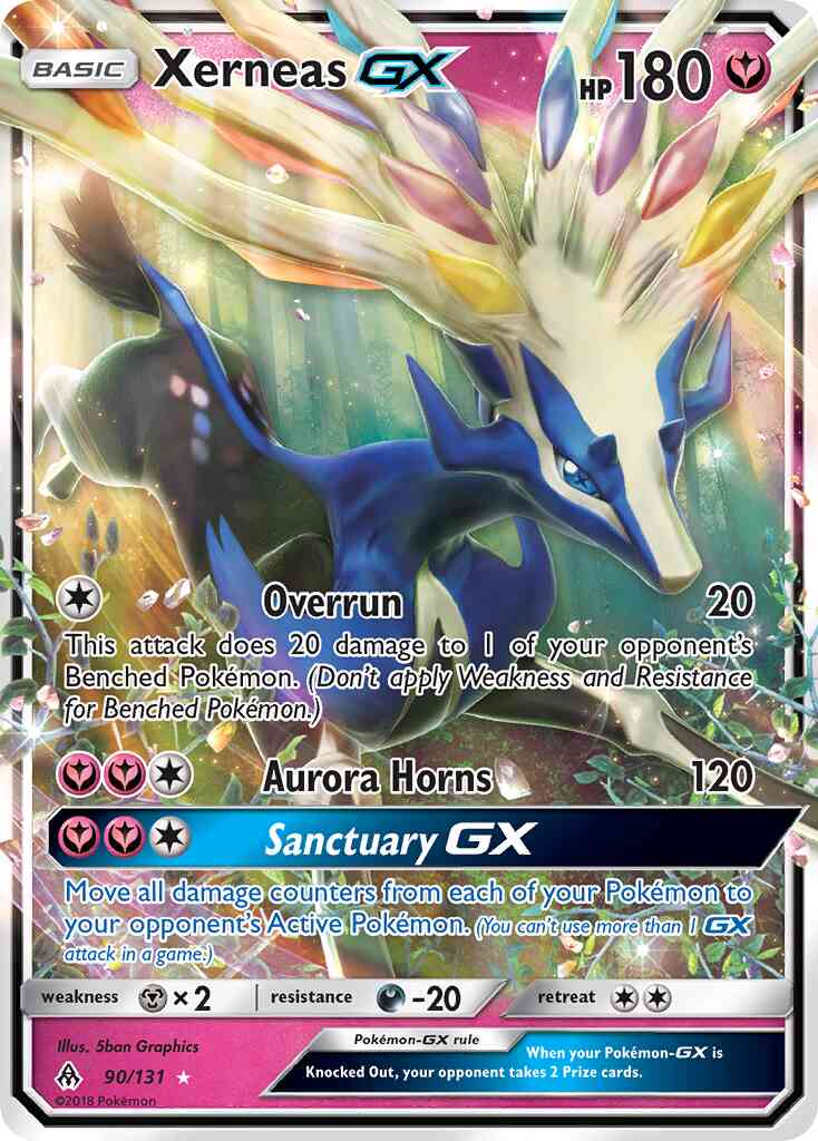Xerneas-GX - 90/131 - Rare Holo GX [sm6-90] [Ultra]