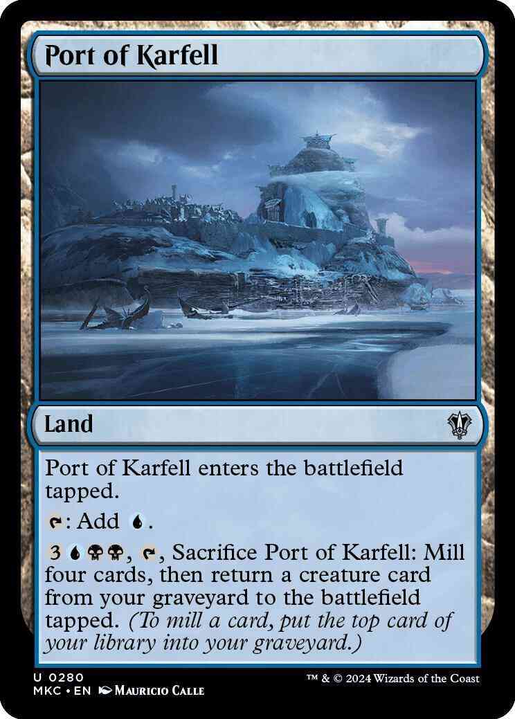 Port of Karfell [280] [Murders at Karlov Manor: Commander] [Non-Foil]