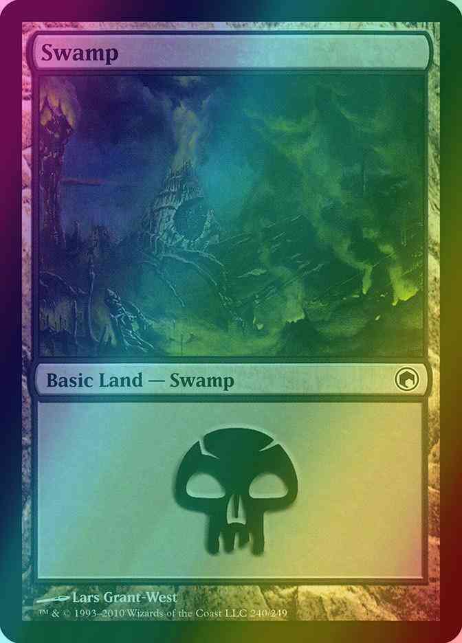 Swamp [240] [Scars Of Mirrodin] [Foil]