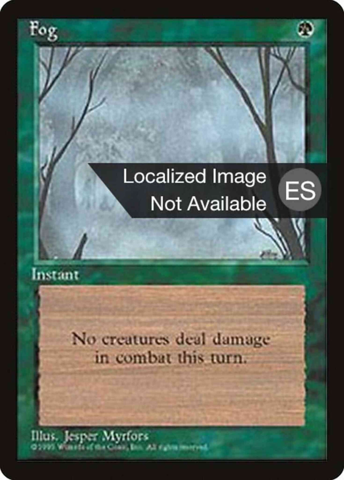 Fog - Korean [244] [Fourth Edition Black Border: Korean] [Non-Foil]