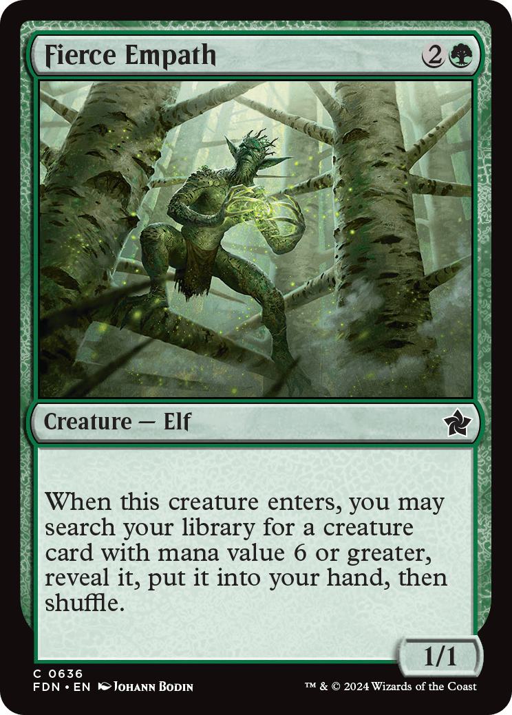 Fierce Empath [636] [Foundations] [Non-Foil]