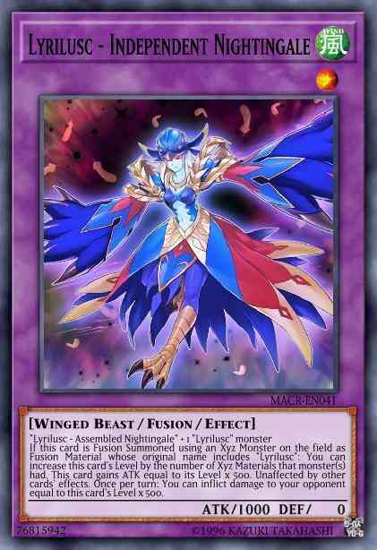 Lyrilusc - Independent Nightingale - MACR-EN041 - Super Rare - 1st Edition