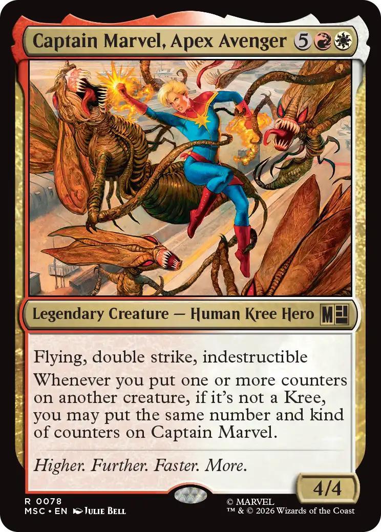 Captain Marvel, Apex Avenger [78] [Marvel Super Heroes: Commander] [Non-Foil]