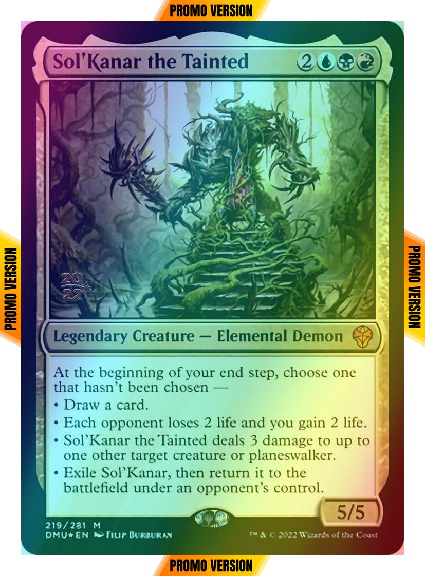 Sol'Kanar the Tainted [219s] [Prerelease] [Dominaria United: Promos] [Foil]