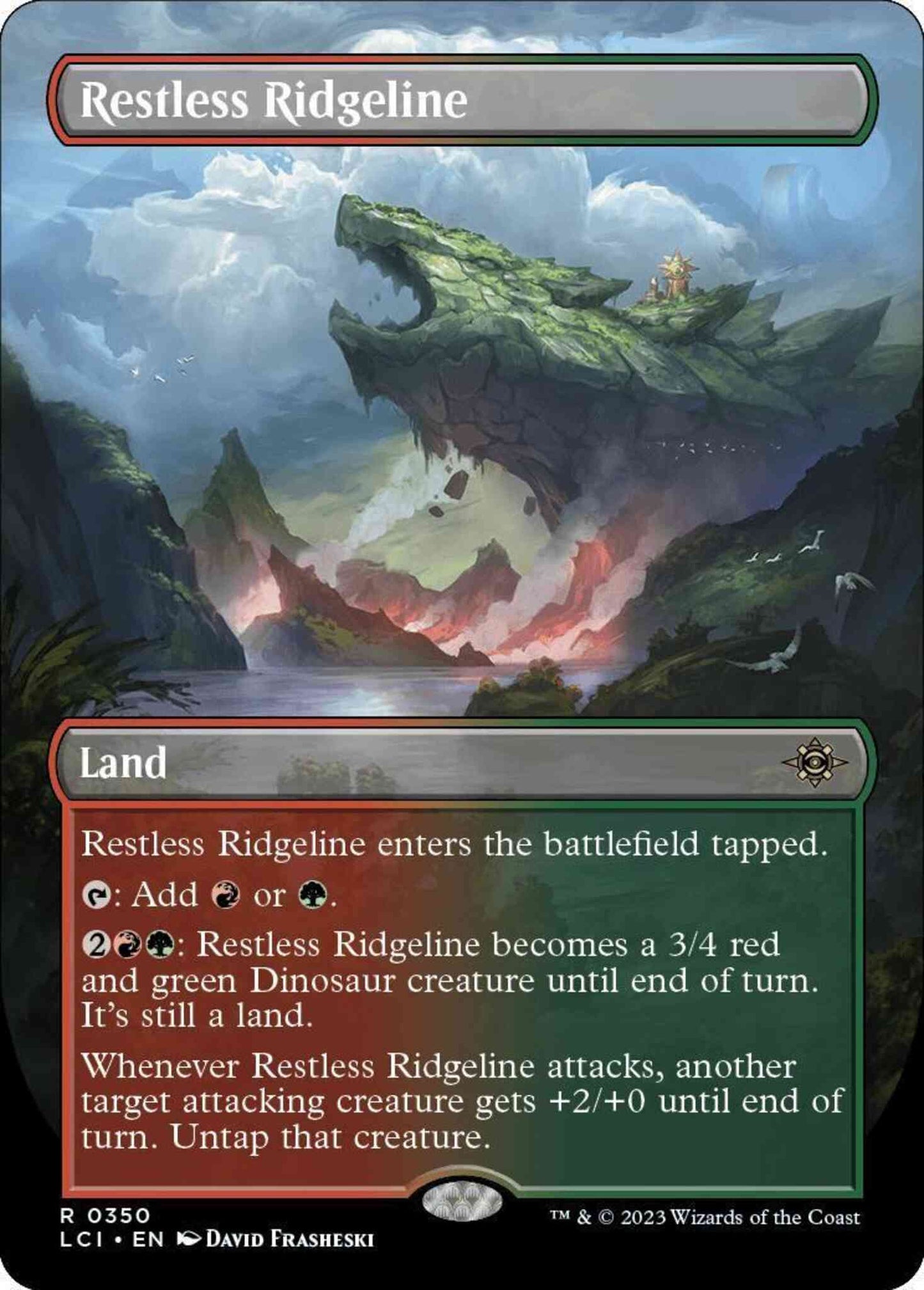 Restless Ridgeline [350] [Borderless] [The Lost Caverns of Ixalan] [Non-Foil]