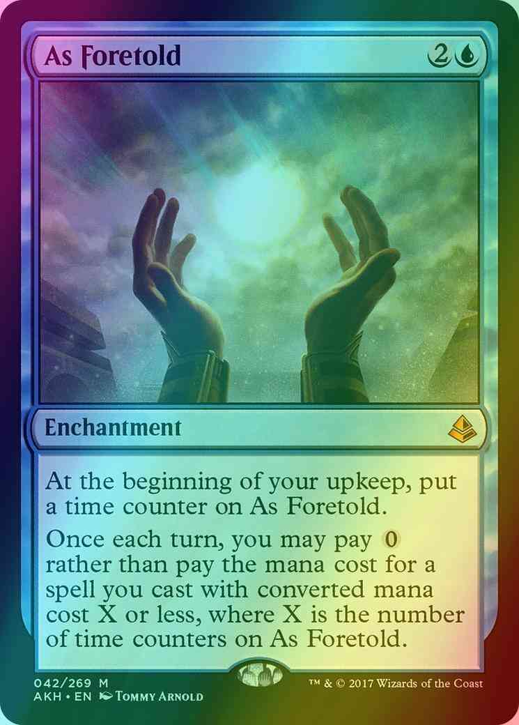 As Foretold [42] [Amonkhet] [Foil]
