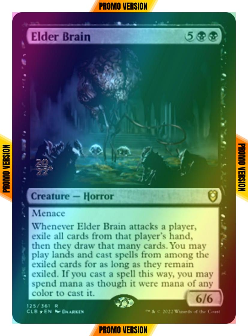 Elder Brain [125s] [Prerelease] [Commander Legends: Battle for Baldur's Gate: Promos] [Foil]
