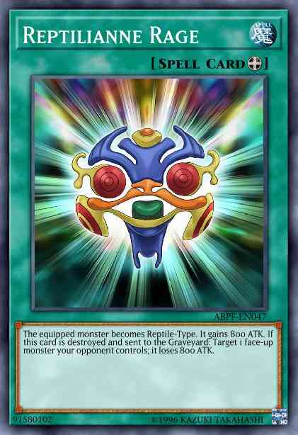 Reptilianne Rage - BP02-EN156 - Mosaic Rare - Unlimited