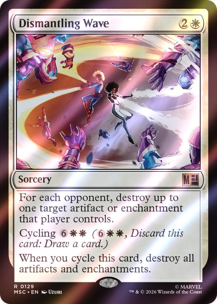 Dismantling Wave [129] [Marvel Super Heroes: Commander] [Surge Foil]