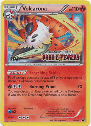 Volcarona - BW40 - Staff Promo [bwp-BW40] [Holo]