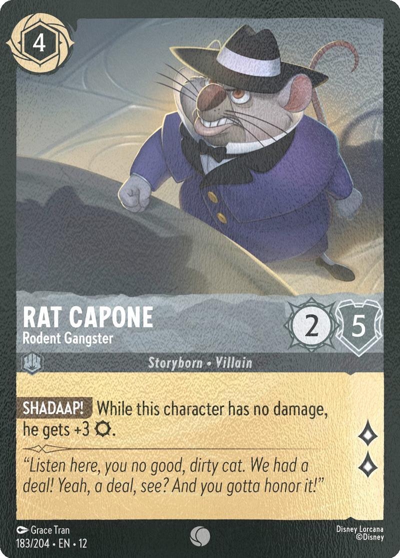 Rat Capone - Rodent Gangster - 183/204 [Wilds Unknown] [Cold Foil]