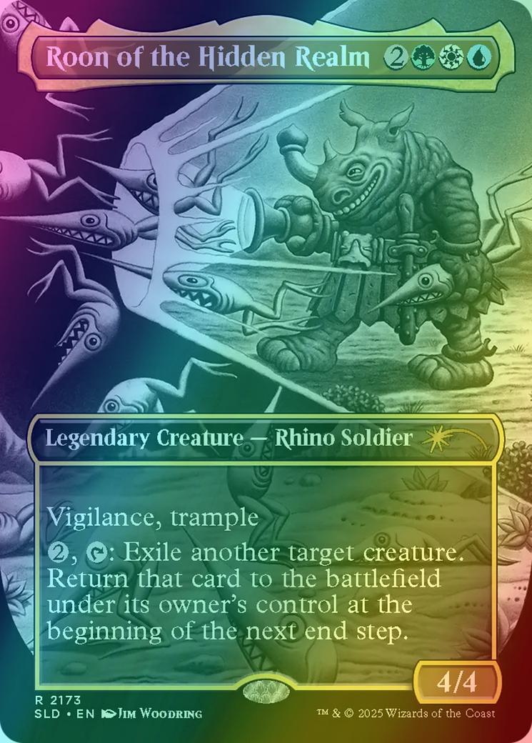 Roon of the Hidden Realm [2173] [Borderless] [Dreaming Darkly] [Secret Lair Drop] [Rainbow Foil]