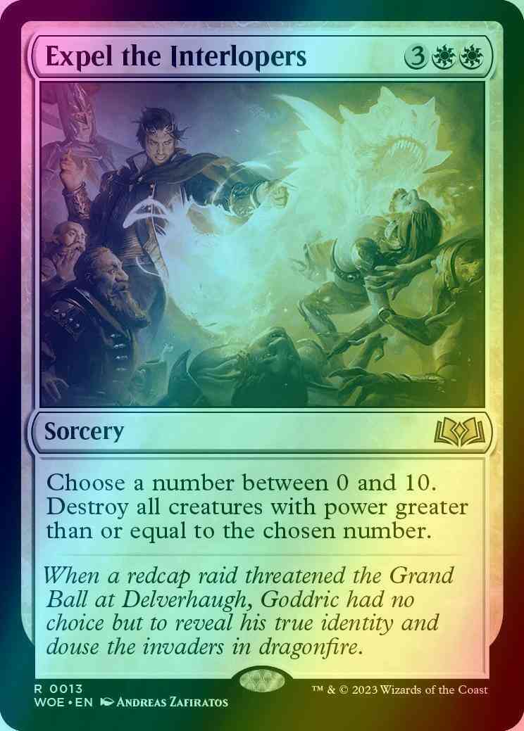 Expel the Interlopers [13] [Wilds of Eldraine] [Foil]