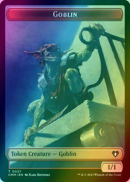 Goblin Token (27) // Zombie Token (19) [Commander Masters: Tokens] [Foil]
