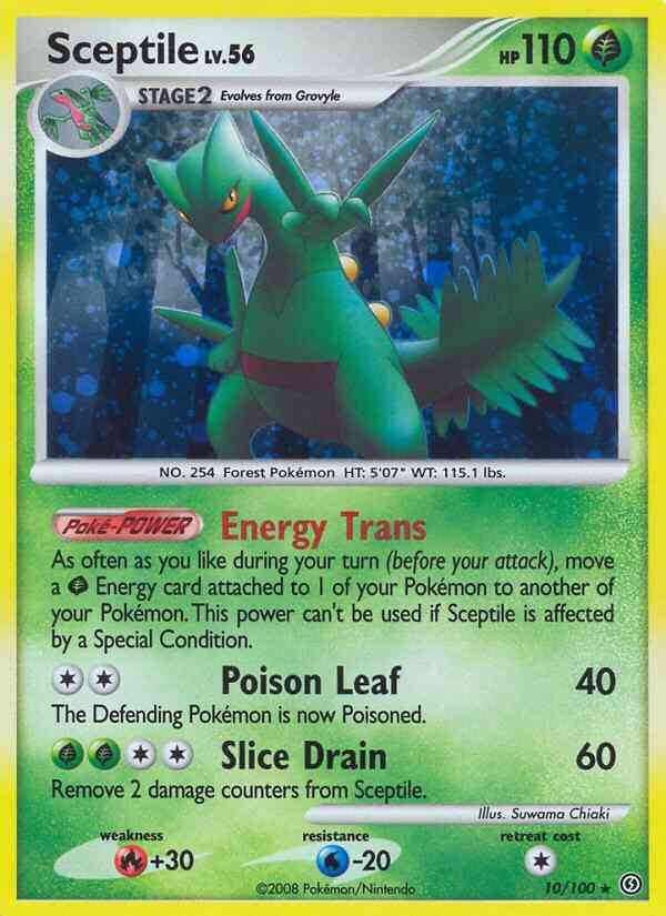 Sceptile - 10/100 - Rare Holo [dp7-10] [Holo]