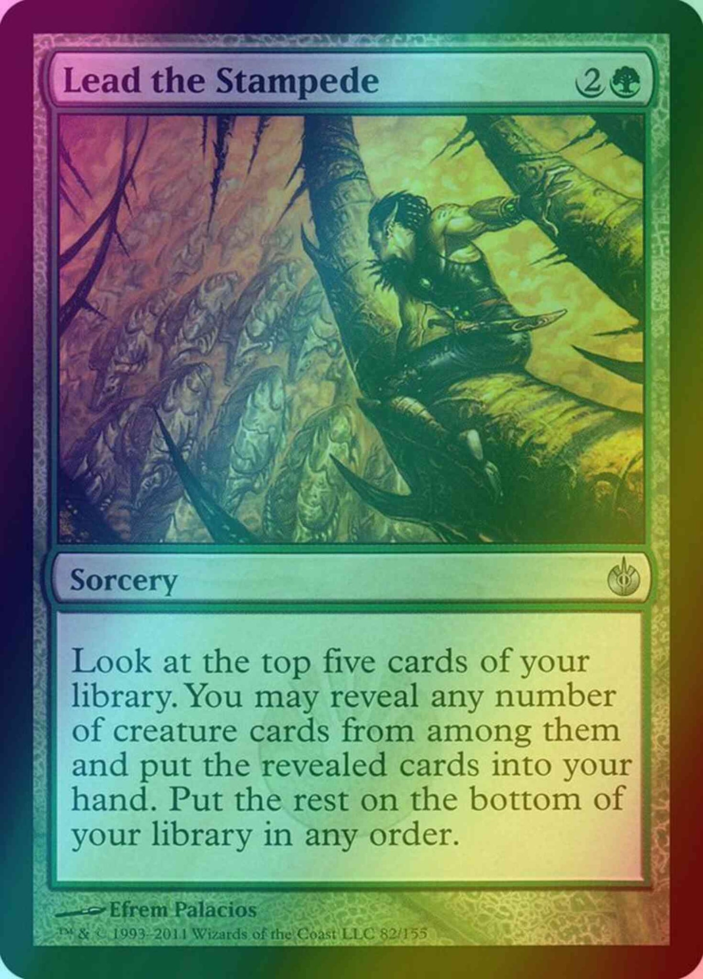 Lead the Stampede [82] [Mirrodin Besieged] [Foil]