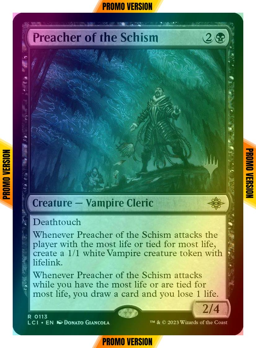 Preacher of the Schism [113p] [Promo Pack] [The Lost Caverns of Ixalan: Promos] [Foil]