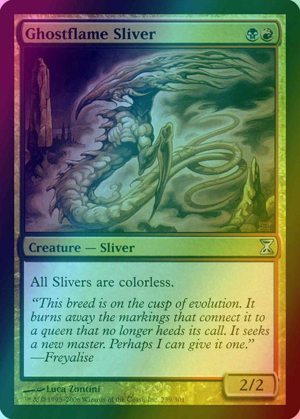 Ghostflame Sliver [239] [Time Spiral] [Foil]