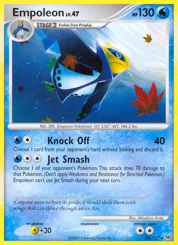 Empoleon - 26/127 - Rare [pl1-26] [Non-Holo]