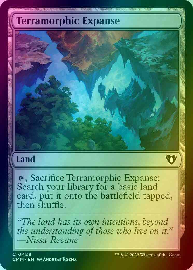 Terramorphic Expanse [428] [Commander Masters] [Foil]