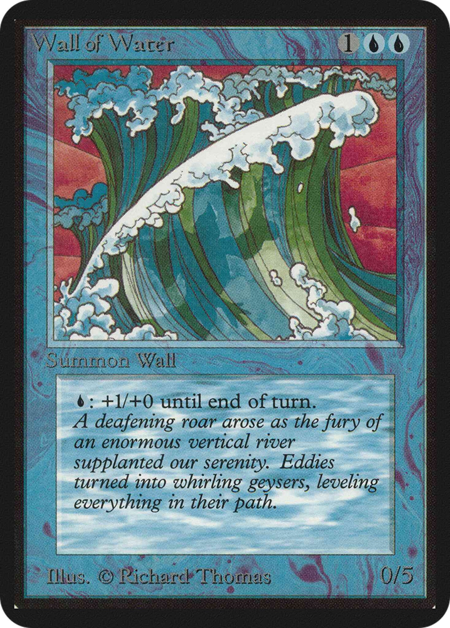 Wall of Water [90] [Limited Edition Alpha] [Non-Foil]