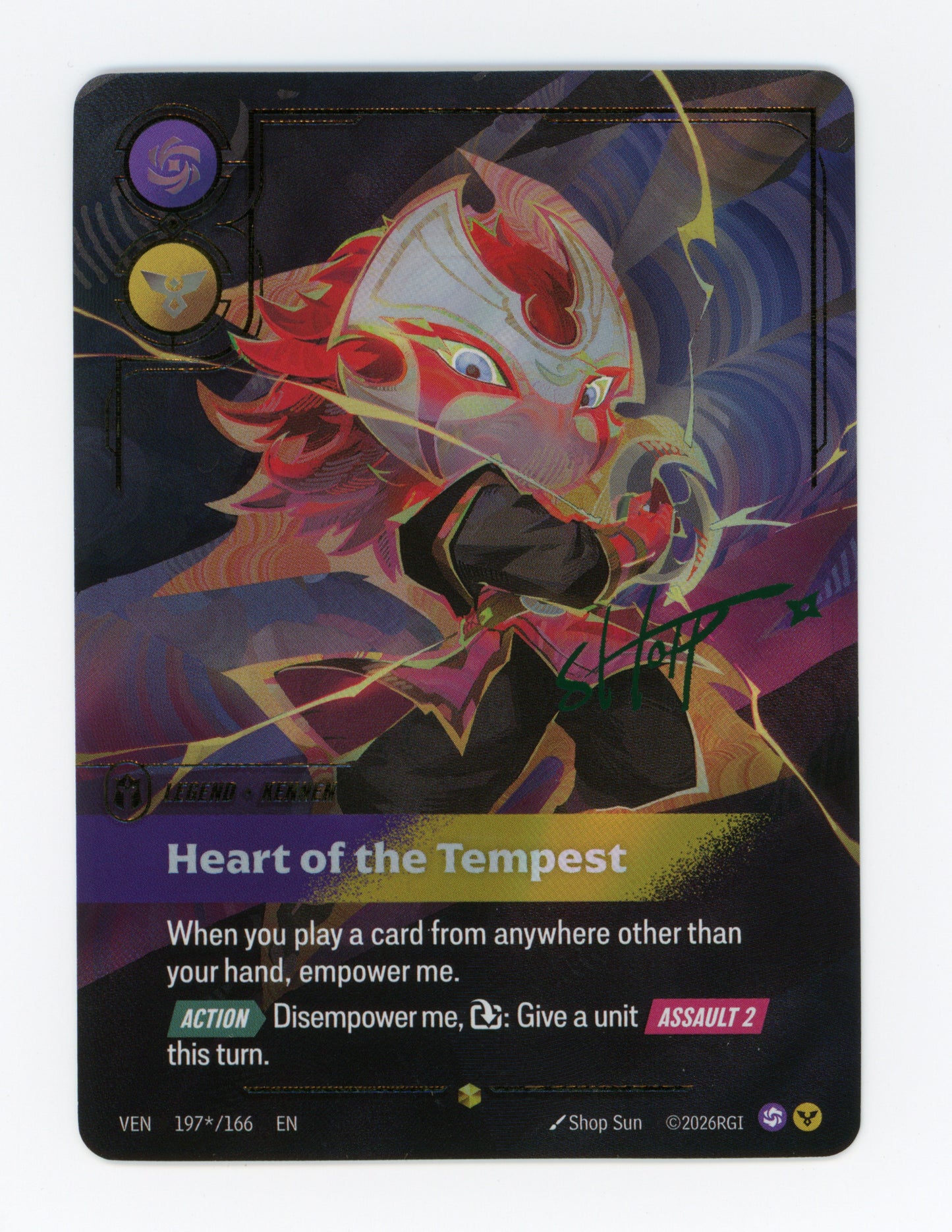 Heart of the Tempest (Kennen) — Signature|Foil — ID 19202