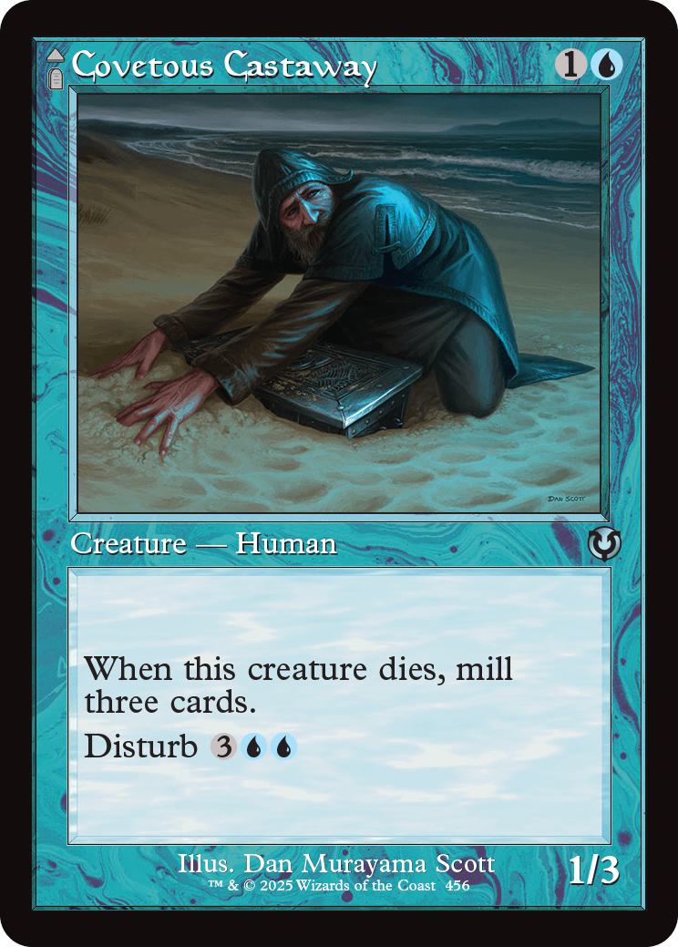 Covetous Castaway // Ghostly Castigator [456] [Retro Frame] [Innistrad Remastered] [Non-Foil]
