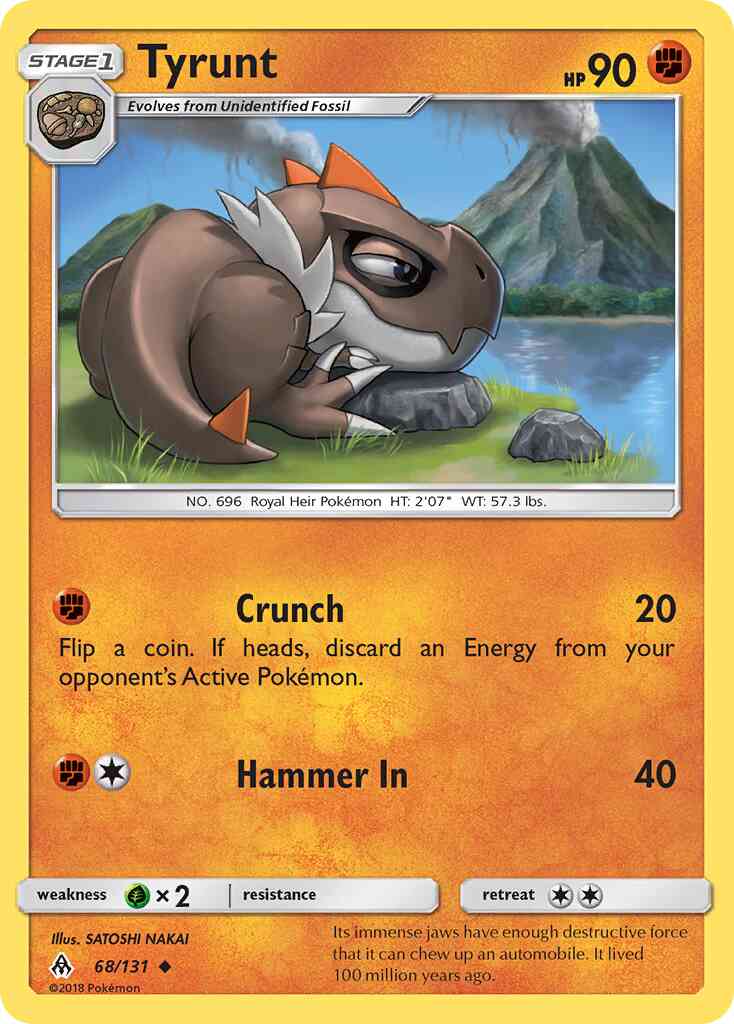 Tyrunt - 68/131 - Uncommon [sm6-68] [Non-Holo]
