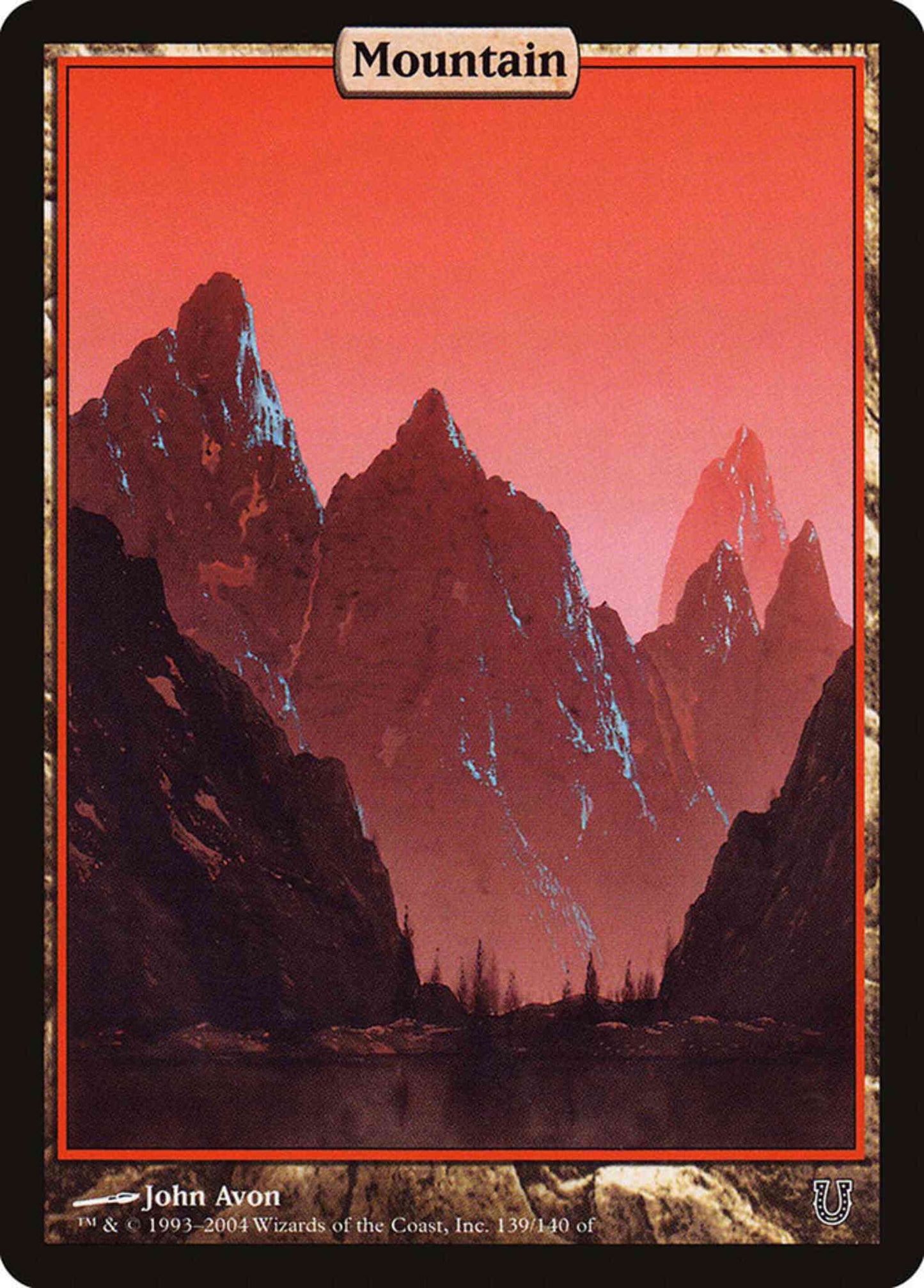 Mountain [139] [Full Art] [Unhinged] [Non-Foil]