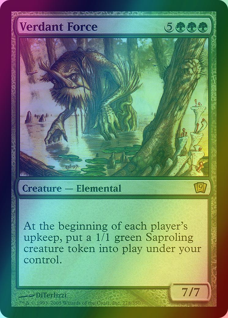 Verdant Force [278x] [Ninth Edition] [Foil]