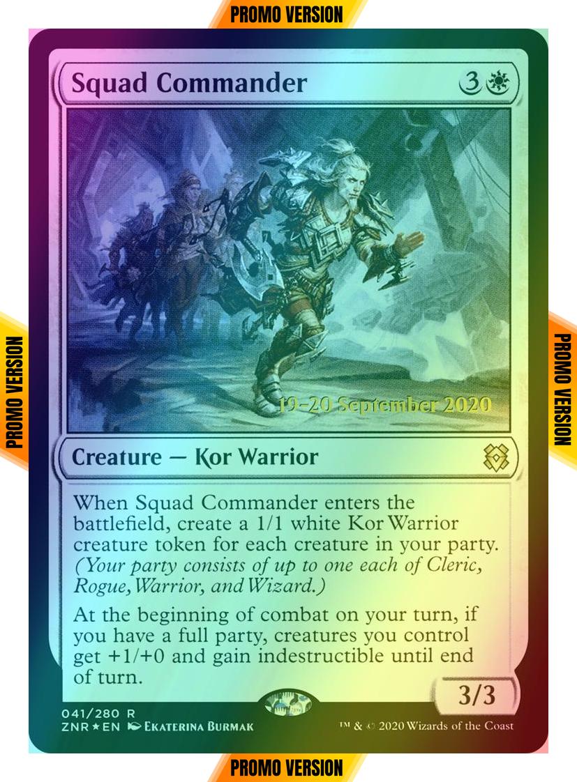 Squad Commander [Prerelease] [41s] [Zendikar Rising Promos] [Foil]