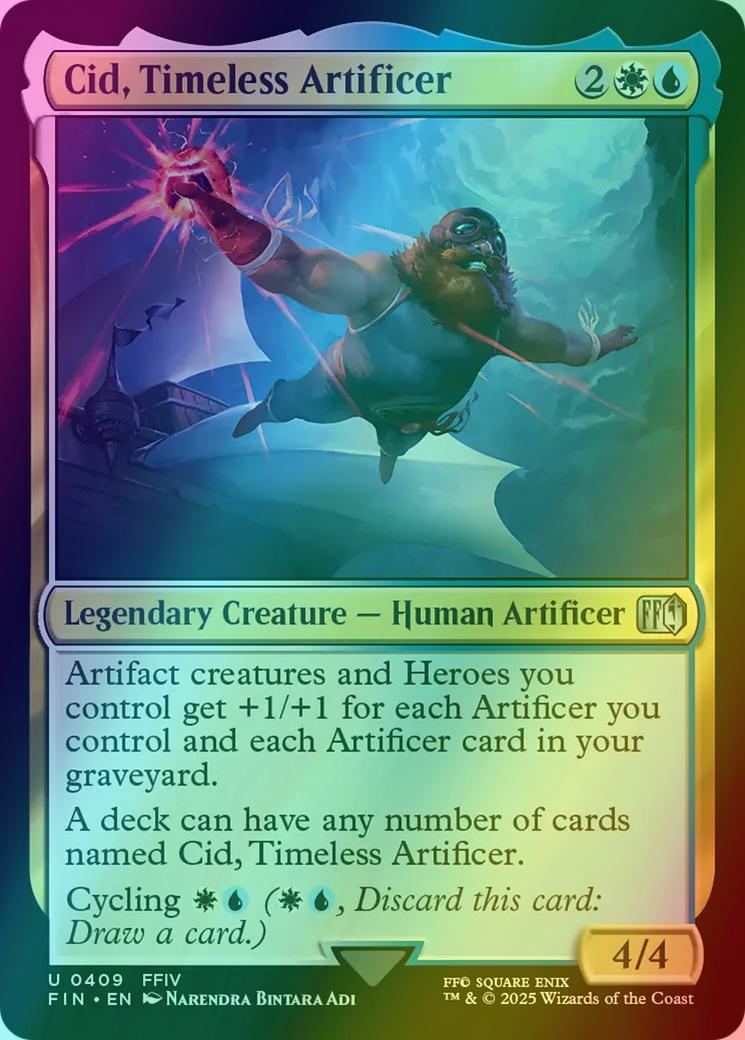 Cid, Timeless Artificer [409] [FFIV] [FINAL FANTASY] [Foil]
