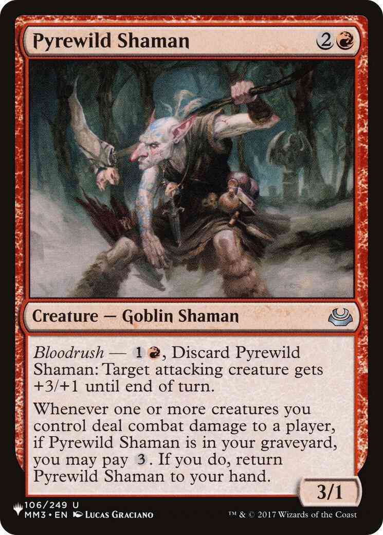 Pyrewild Shaman [MM3-106] [The List] [Non-Foil]