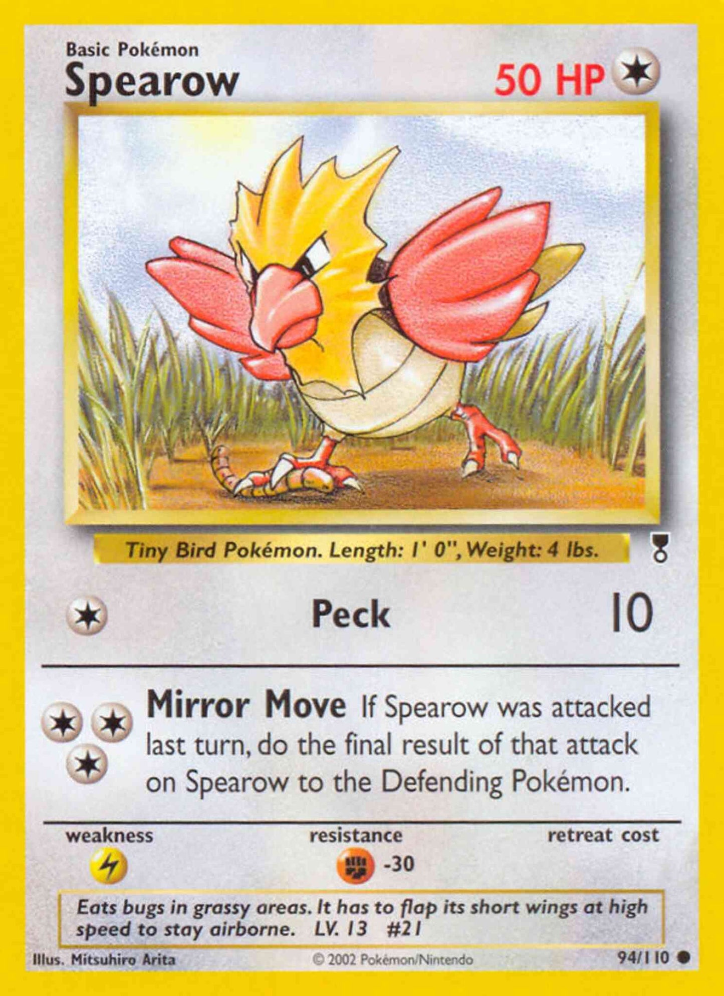 Spearow - 94/110 - Common [base6-94] [Non-Holo]