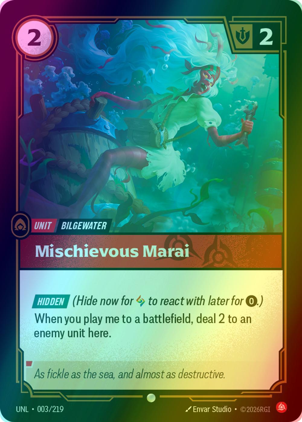 Mischievous Marai - 003/219 [Unleashed] [Foil]