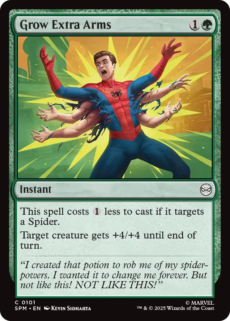 Grow Extra Arms [101] [Marvel's Spider-Man] [Non-Foil]