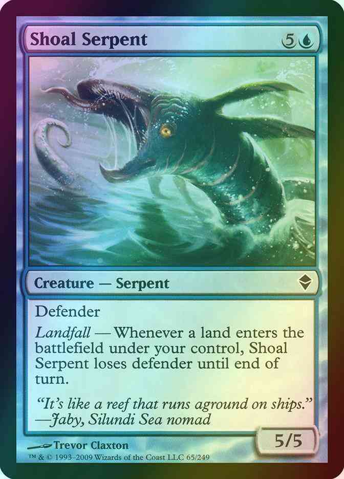 Shoal Serpent [65] [Zendikar] [Foil]