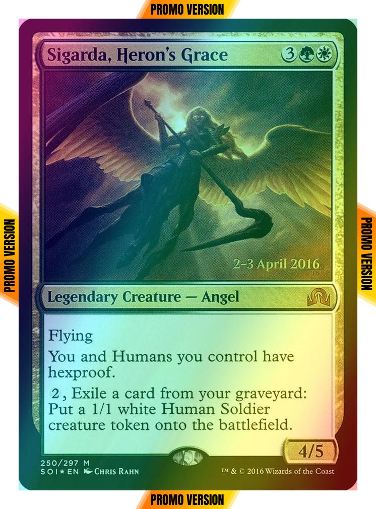 Sigarda, Heron's Grace [250s] [Shadows over Innistrad Promos] [Foil]