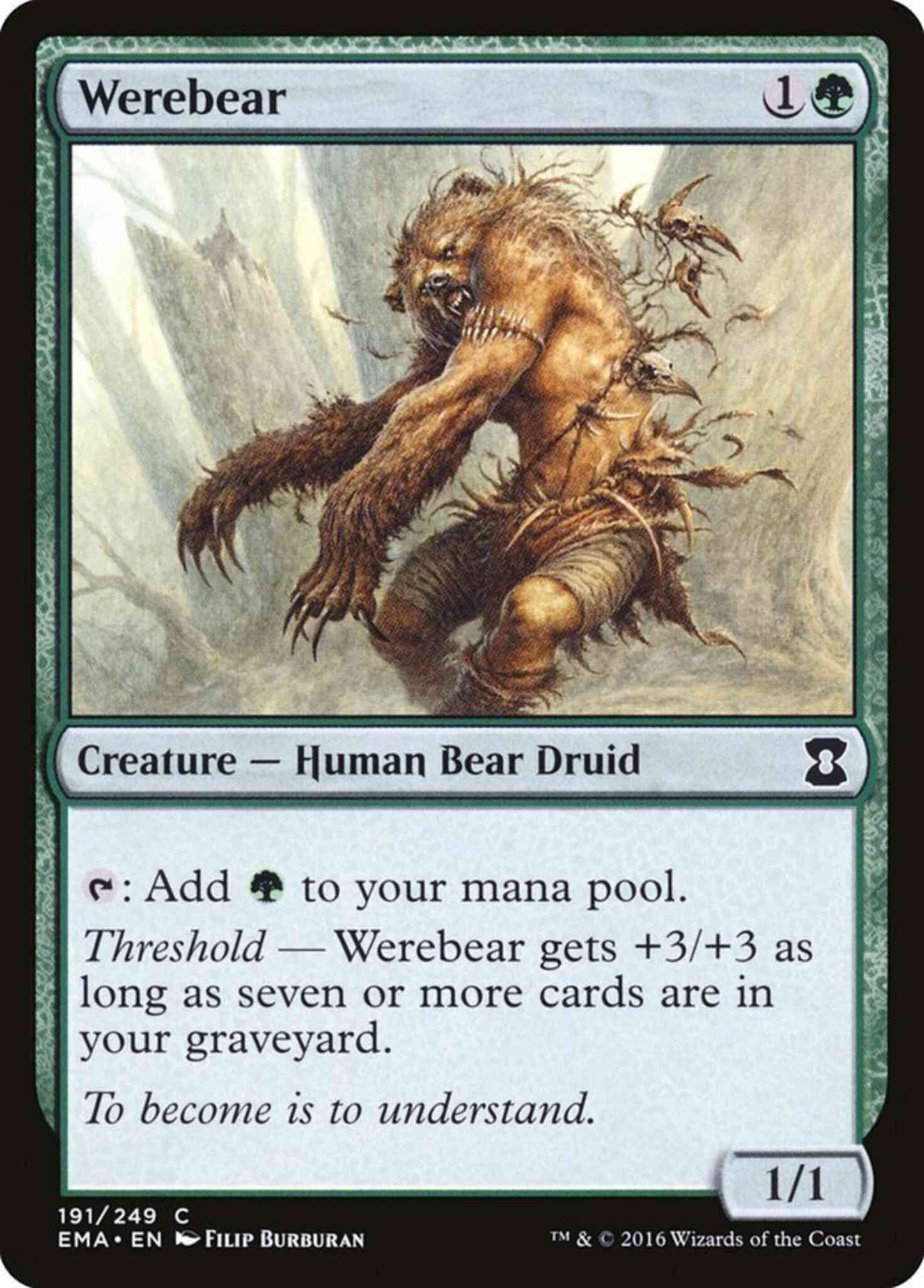 Werebear [191] [Eternal Masters] [Non-Foil]