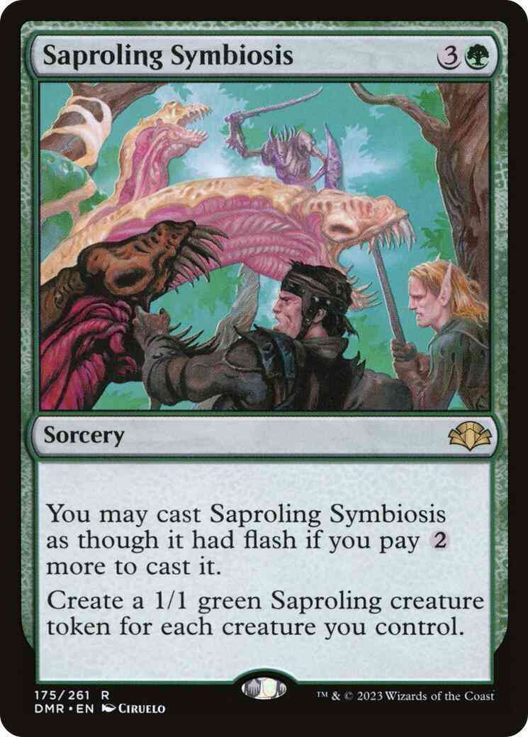 Saproling Symbiosis [175] [Dominaria Remastered] [Non-Foil]