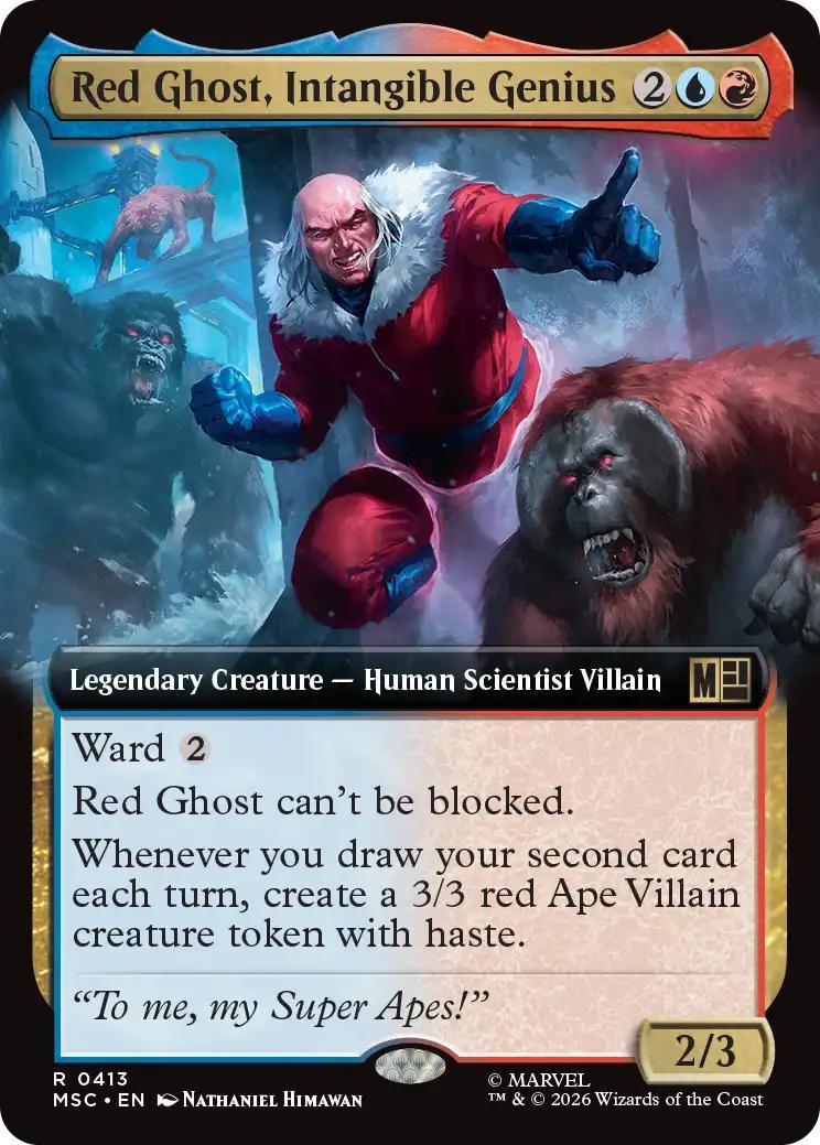 Red Ghost, Intangible Genius [413] [Extended Art] [Marvel Super Heroes: Commander] [Non-Foil]
