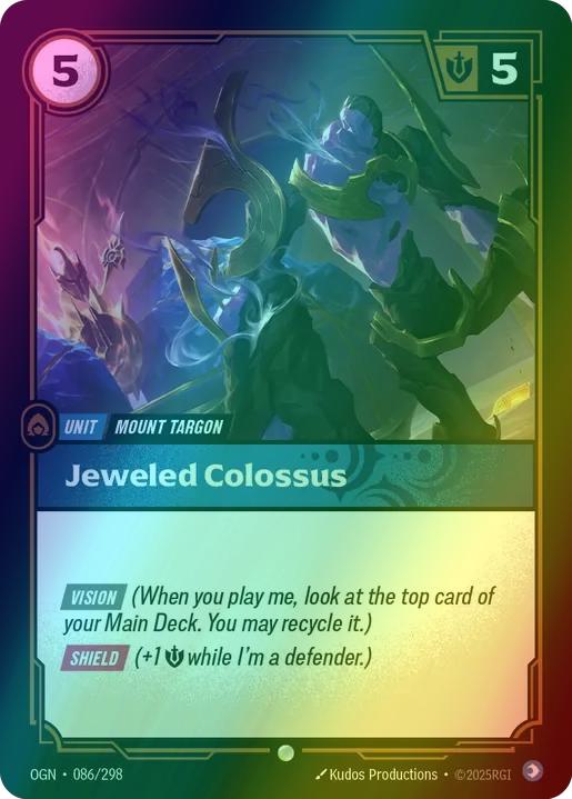 Jeweled Colossus - 086/298 [Origins] [Foil]
