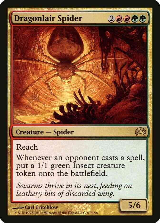 Dragonlair Spider [87] [Planechase 2012] [Non-Foil]