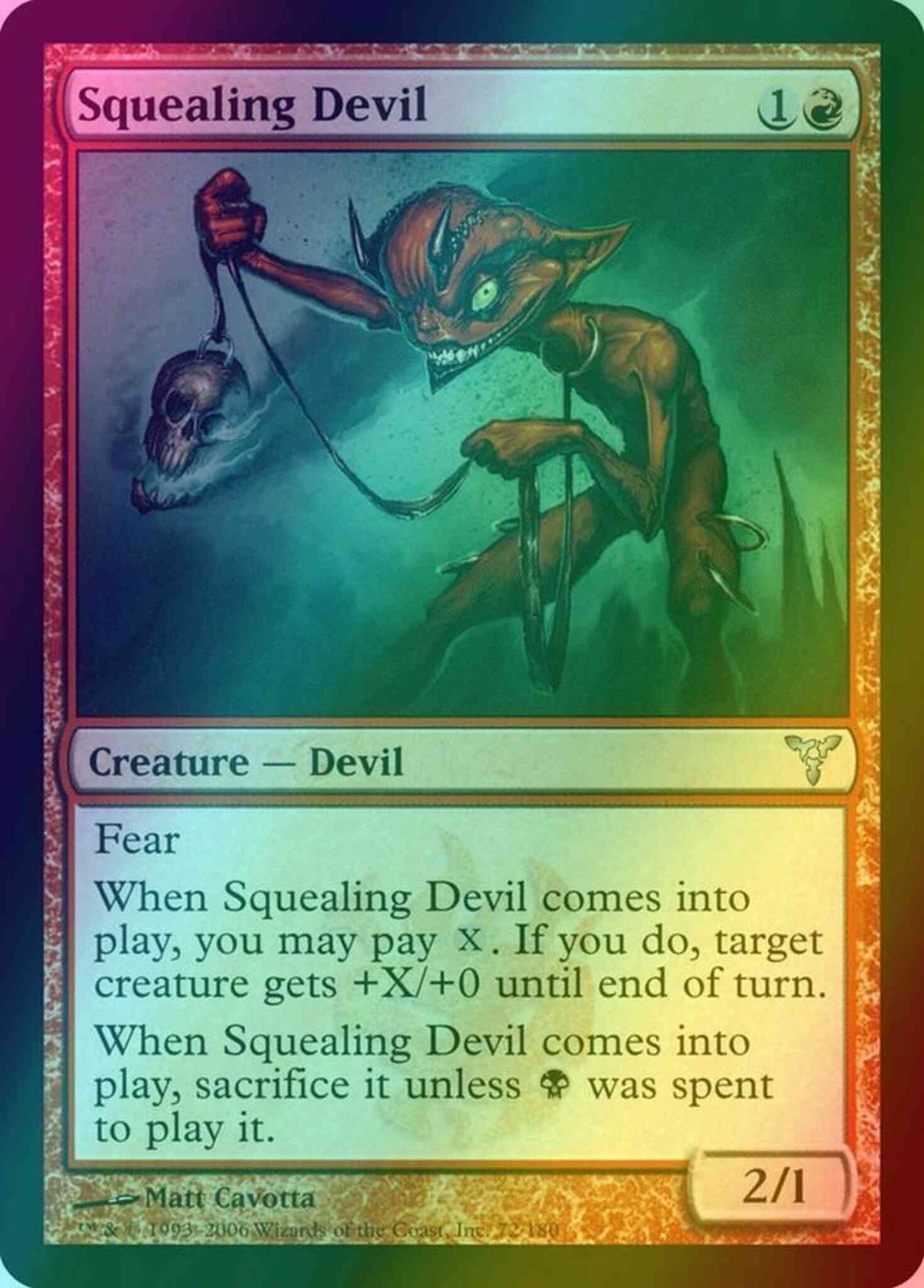 Squealing Devil [72] [Dissension] [Foil]