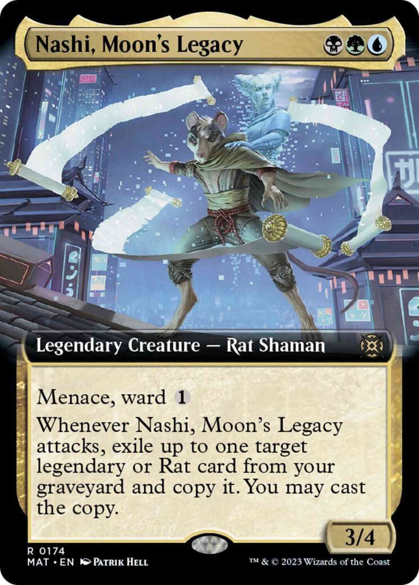 Nashi, Moon's Legacy [174] [Extended Art] [March of the Machine: The Aftermath] [Non-Foil]