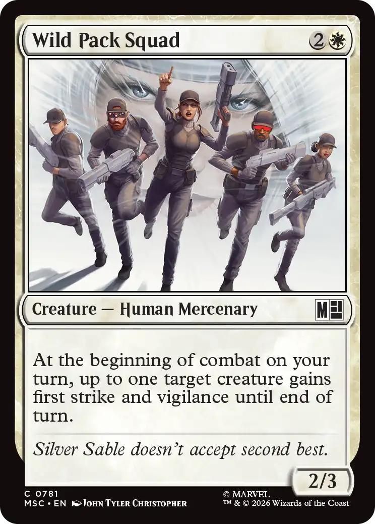 Wild Pack Squad [781] [Jumpstart] [Marvel Super Heroes: Commander] [Non-Foil]