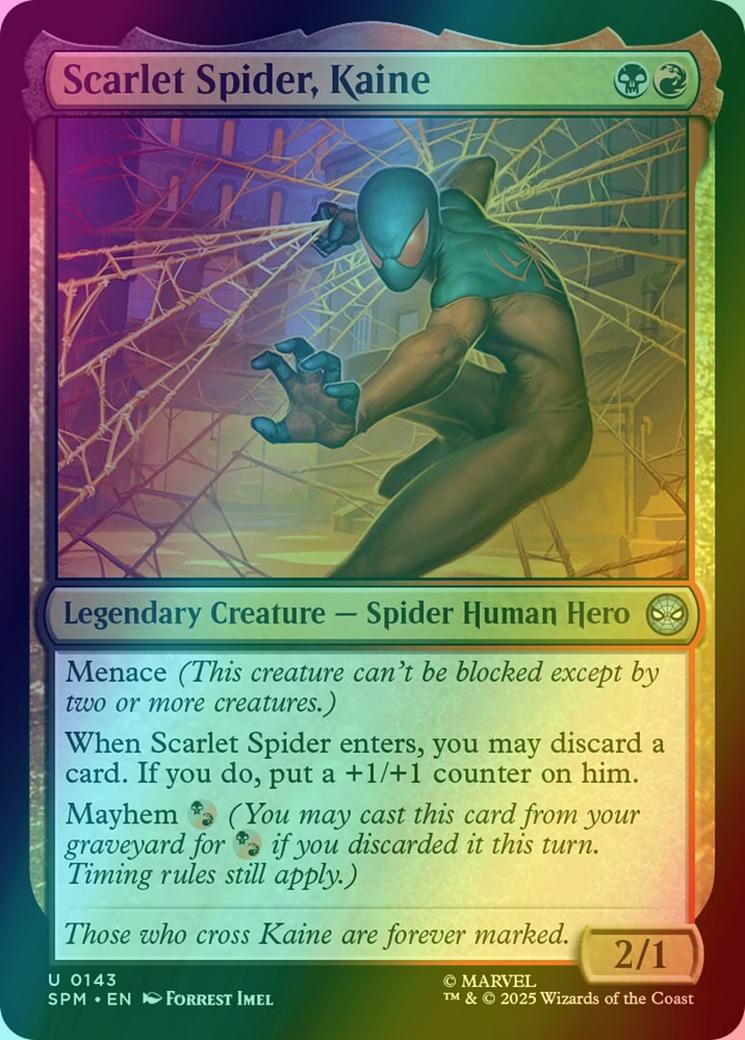 Scarlet Spider, Kaine [143] [Marvel's Spider-Man] [Foil]