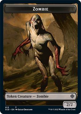 Zombie Knight Token (15) // Zombie Token (13) [Starter Commander Decks: Tokens] [Non-Foil]