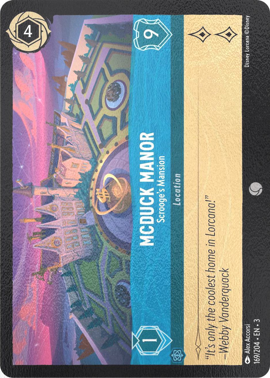 McDuck Manor - Scrooge's Mansion - 169/204 [Into the Inklands] [Cold Foil]