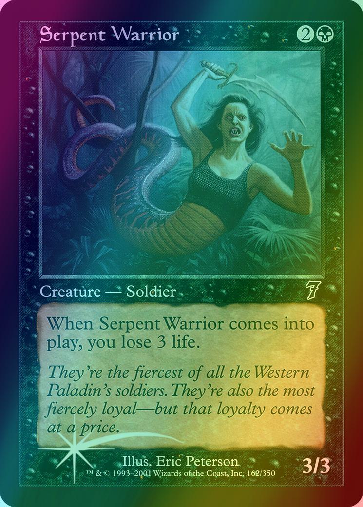 Serpent Warrior [162x] [Seventh Edition] [Foil]